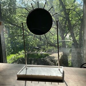 Sun Mirror Jewelry Stand